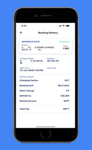 Booking history